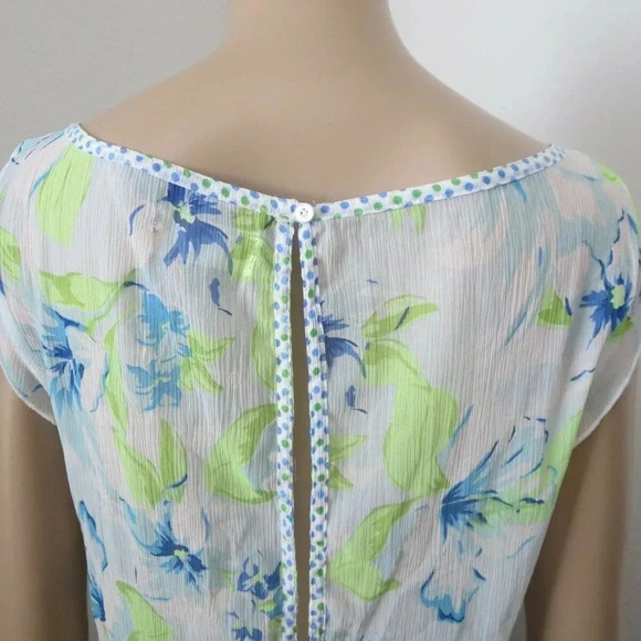 NEW Hollister Floral Sheer Top Size Small - Picture 4 of 5